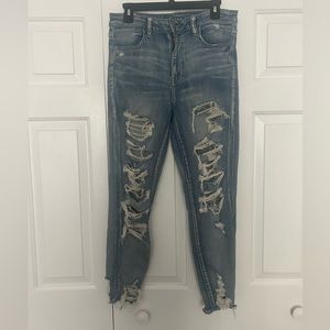 American Eagle Next Level Stretch Ripped Skinny Jean
